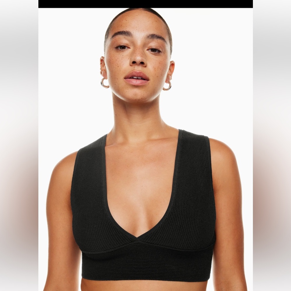 Sculpt Knit Deep V Tank